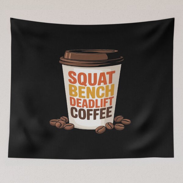 Item preview, SQUAT BENCH DEADLIFT COFFEE designed and sold by Rotasiin.