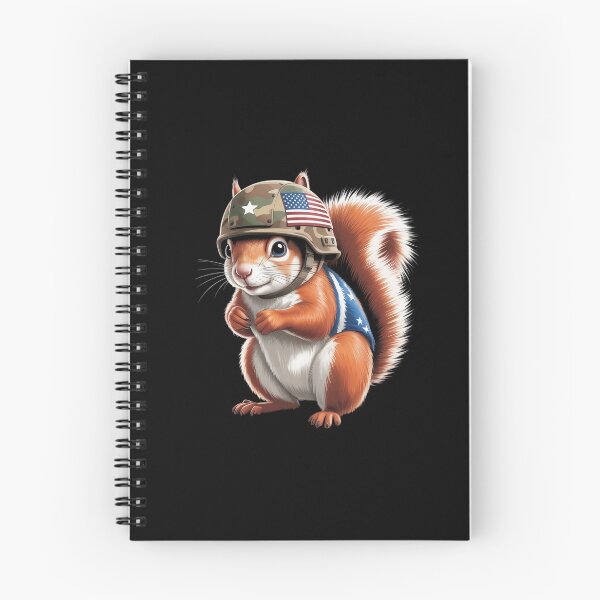 Item preview, Squirrel in USA Colors Costume for Military Helmet Lovers designed and sold by Rotasiin.