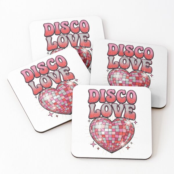 Item preview, Disco Love Retro Heart Shine designed and sold by Quillway.
