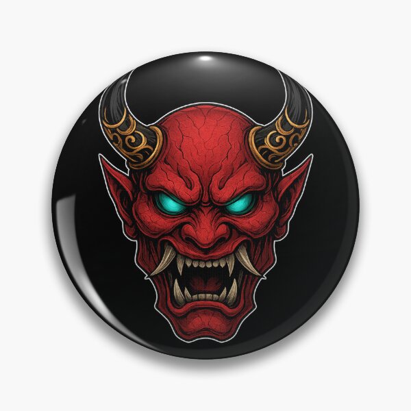 Item preview, Infernal Red Demon Oni | Japanese Streetwear Art designed and sold by uNORTHODOX72.