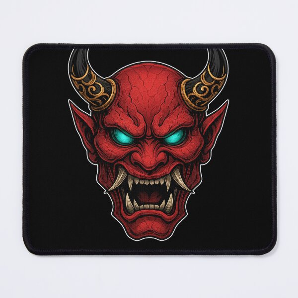 Item preview, Infernal Red Demon Oni | Japanese Streetwear Art designed and sold by uNORTHODOX72.