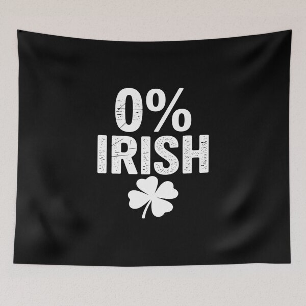 Item preview, St Patricks Day Shamrock 0 Percent Irish designed and sold by Rotasiin.