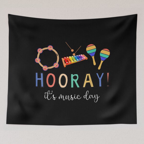 Item preview, Hooray It’s Music Day Music Lover Music Teacher designed and sold by Stoorn621.