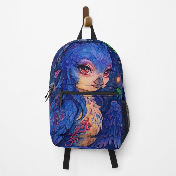 Item preview, Cosmic bluebird with butterflies in flight designed and sold by Ecosetereos.