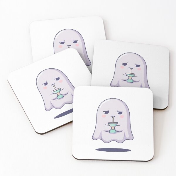 Item preview, Medium drink ghost designed and sold by BowlerHatCloud.