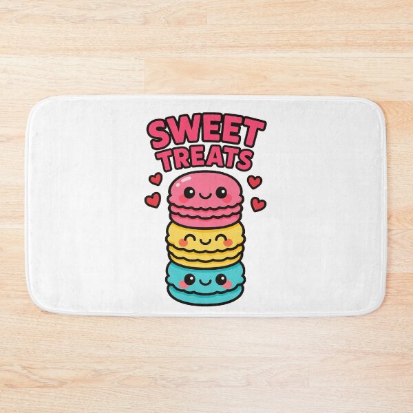 Item preview, Sweet Treats Cute Macarons Valentine designed and sold by Quillway.