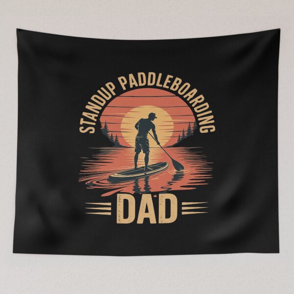 Item preview, Standup Paddleboard Dad Paddleboarding designed and sold by Rotasiin.