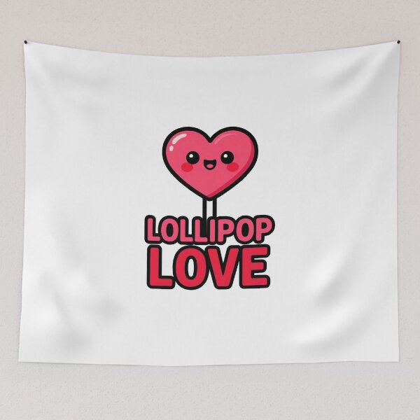 Item preview, Lollipop Love Cute Lollipop Valentine designed and sold by Quillway.