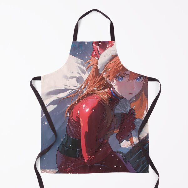 Item preview, Christmas Asuka Langley Soryu Neon Genesis Evangelion Anime Girl Santa Claus Winter Night designed and sold by CarlosBender.