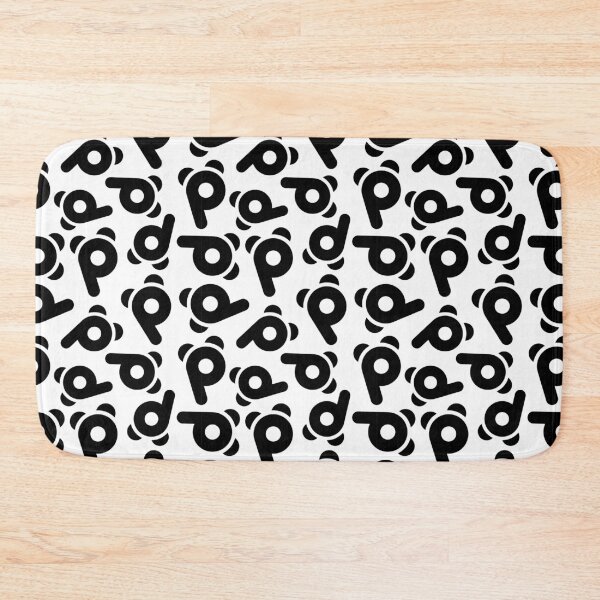 Item preview, P Panda Pattern – Playful Panda Letter P Design designed and sold by Vetorizarts.