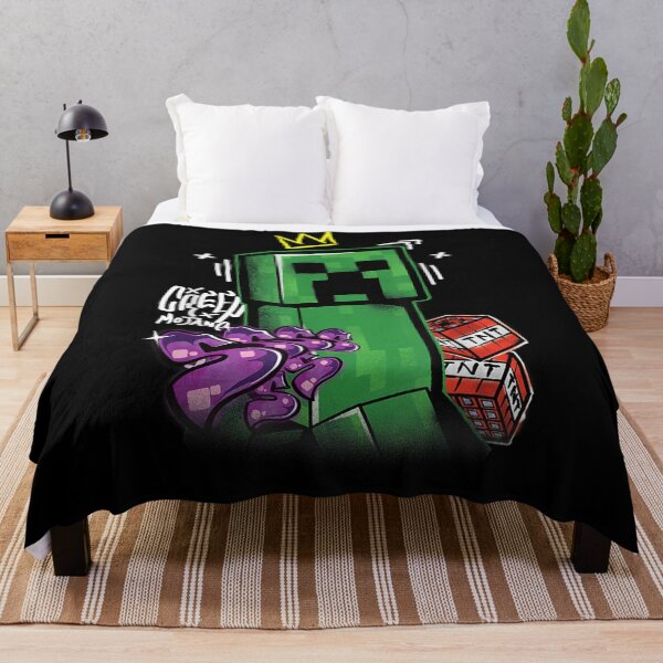 Item preview, Graffiti Green Pixel Monster King Crown Streetwear designed and sold by CedriMark.