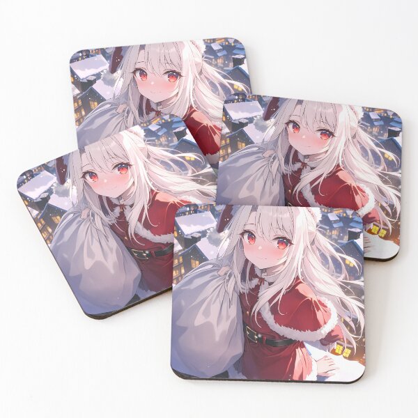 Item preview, Illyasviel Von Einzbern Fate Stay Night Christmas Santa Claus Anime Girl Winter designed and sold by CarlosBender.