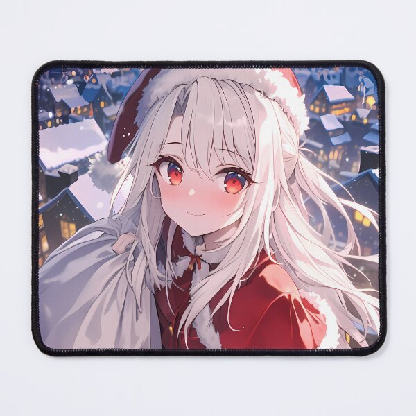 Item preview, Illyasviel Von Einzbern Fate Stay Night Christmas Santa Claus Anime Girl Winter designed and sold by CarlosBender.