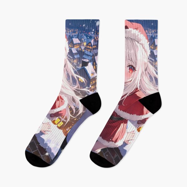 Item preview, Illyasviel Von Einzbern Fate Stay Night Christmas Santa Claus Anime Girl Winter designed and sold by CarlosBender.
