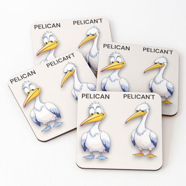 Item preview, PELICAN AND PELICAN'T designed and sold by DooDopper Designs.