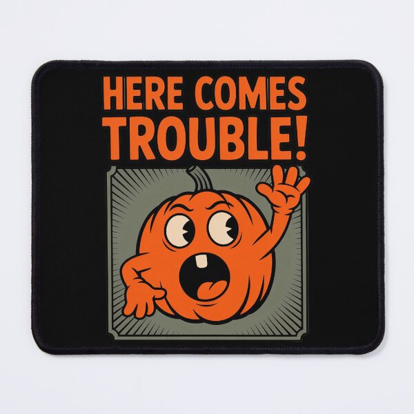 Item preview, Startled Pumpkin, My Gourd - Here Comes Trouble designed and sold by Rotasiin.