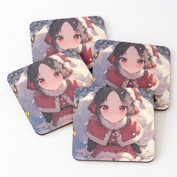Item preview, Kaguya Shinomiya Kaguya Sama Love Is War Christmas Santa Claus Anime Girl Snow Town designed and sold by CarlosBender.