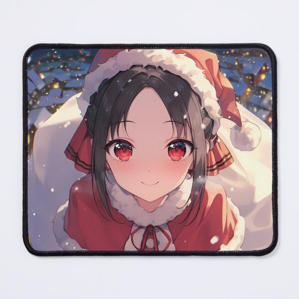 Item preview, Kaguya Shinomiya Kaguya Sama Love Is War Christmas Santa Claus Anime Girl Snow Town designed and sold by CarlosBender.