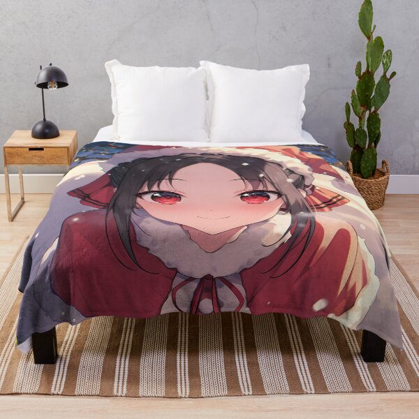 Item preview, Kaguya Shinomiya Kaguya Sama Love Is War Christmas Santa Claus Anime Girl Snow Town designed and sold by CarlosBender.