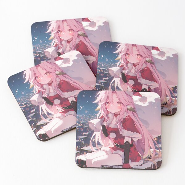 Item preview, Jibril Christmas Radiance No Game No Life Anime Girl Santa Claus Winter Night designed and sold by CarlosBender.