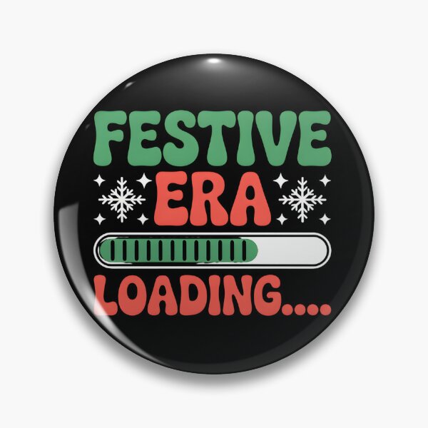 Item preview, Festive Era Loading Christmas T-shirt with Progress Bar and Snowflakes designed and sold by FestivityFinds.