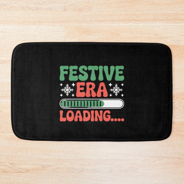 Item preview, Festive Era Loading Christmas T-shirt with Progress Bar and Snowflakes designed and sold by FestivityFinds.