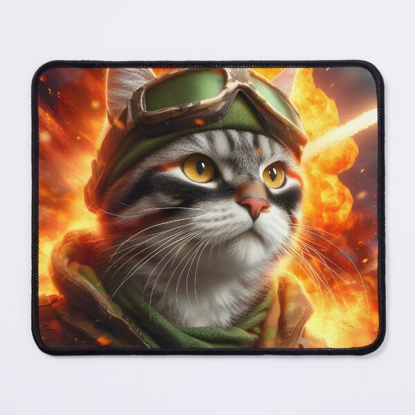 Item preview, Cat commando designed and sold by BowlerHatCloud.