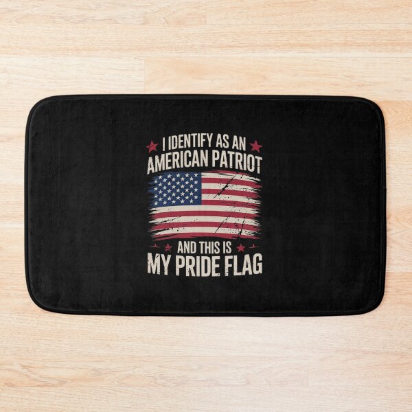Item preview, I Identify As An American Patriot And This Is My Pride Flag  designed and sold by EllinoKlemo.