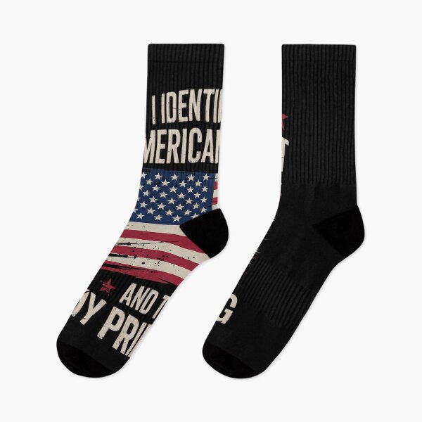 Item preview, I Identify As An American Patriot And This Is My Pride Flag  designed and sold by EllinoKlemo.