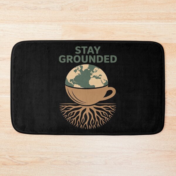 Artikelvorschau, Stay Grounded Coffee Globe für Kaffeeliebhaber entworfen und verkauft von Rotasiin.