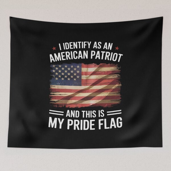 Item preview, I Identify As An American Patriot This Is My Pride Flag 5  designed and sold by KonstanKoraner.