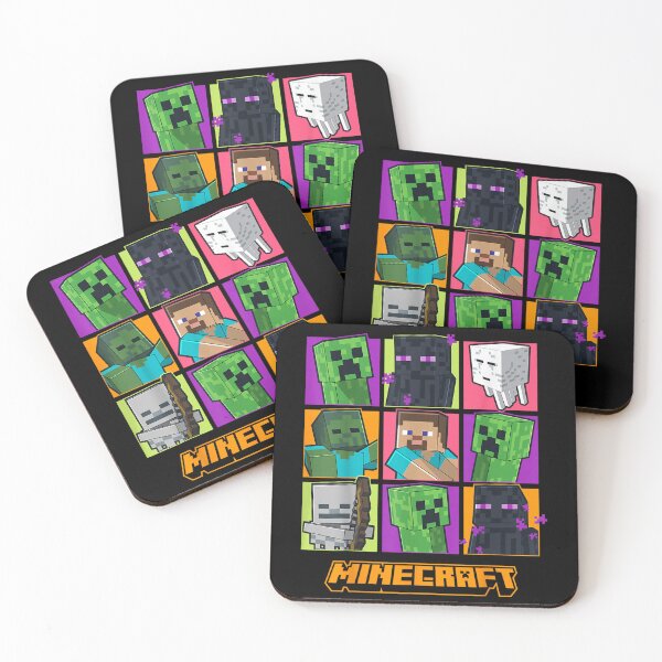 Item preview, Pixel Zombie Skeleton And Green Monster Square  designed and sold by DavinMaur.