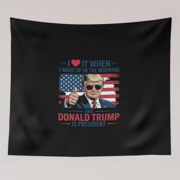 Item preview, I Love It When I Wake Up And Trump Is President Trump 1  designed and sold by EllinoKlemo.