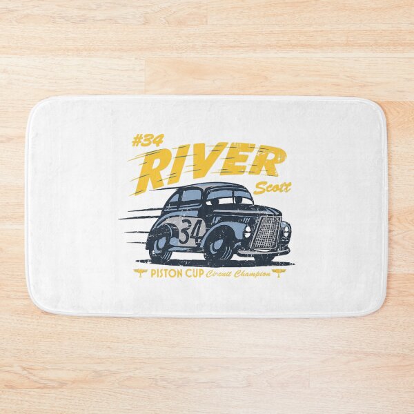 Item preview, Disney Pixar Cars 3 #34 River Scott Piston Cup Vintage Logo  designed and sold by DavinMaur.