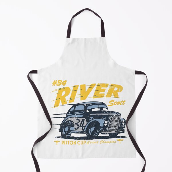 Item preview, Disney Pixar Cars 3 #34 River Scott Piston Cup Vintage Logo designed and sold by DavinMaur.