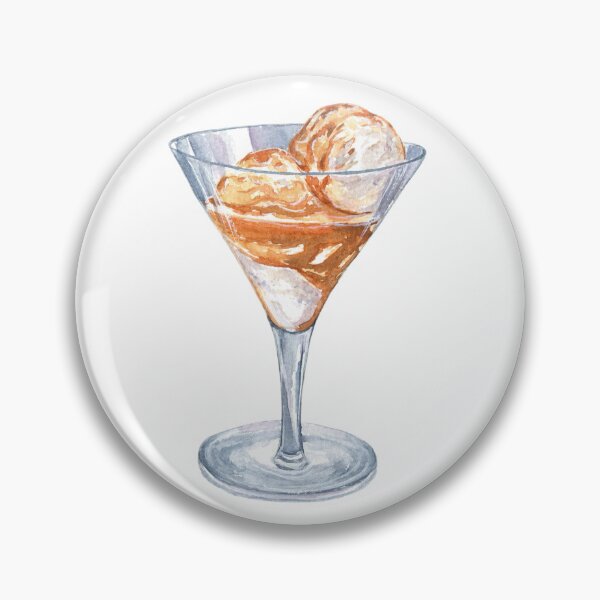 Item preview, Affogato in a Glass Watercolour designed and sold by MeiC-Artsy.