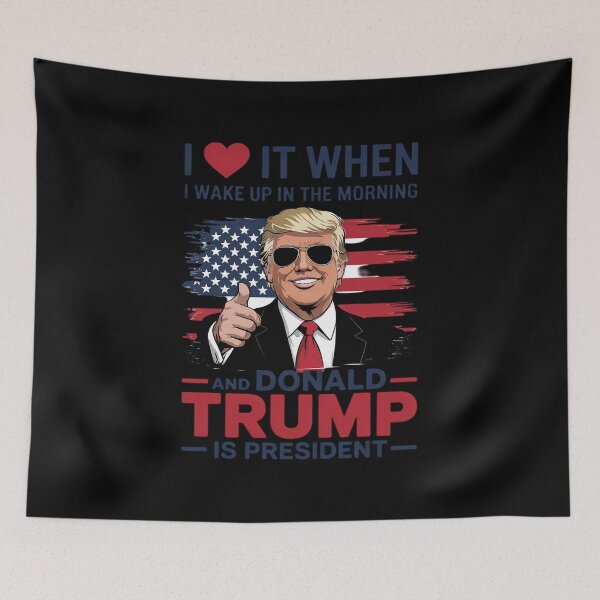 Item preview, I Love It When I Wake Up And Trump Is President Trump  designed and sold by KonstanKoraner.