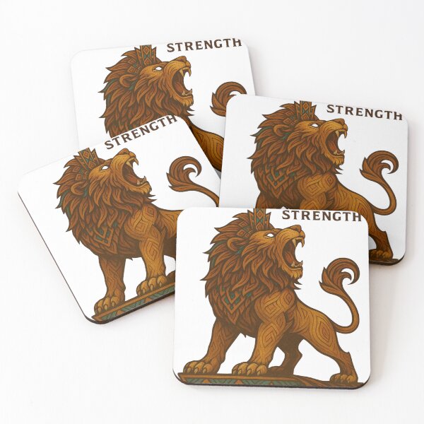 Item preview, Aztec Totem Lion – CØSAIRe Strength designed and sold by COSAIRe.