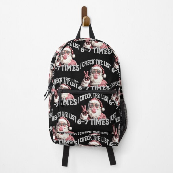Item preview, I Check List 6-7 Times Funny Christmas Six Seven Meme Santa designed and sold by pansak.