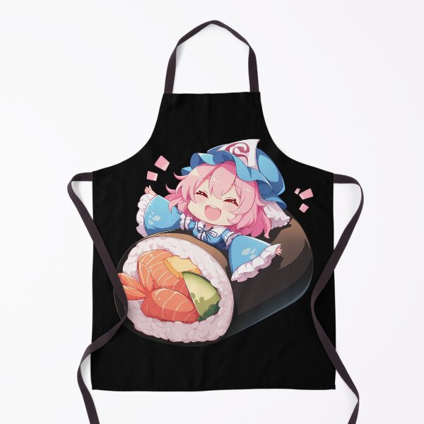 Item preview, Saigyouji Yuyuko Touhou Anime Girl Kawaii Chibi Sushi Roll designed and sold by CarlosBender.