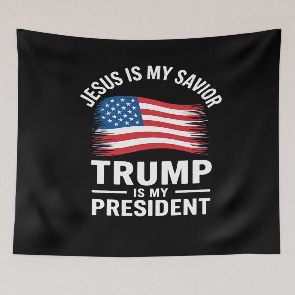 Item preview, Jesus Is My Savior Trump Is My President 5  designed and sold by KonstanKoraner.