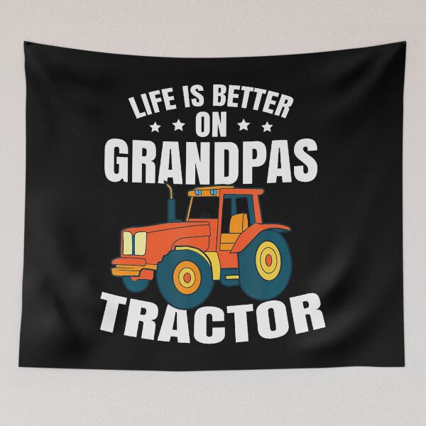 Item preview, Life Is Better On Grandpas Tractor designed and sold by LucilleAntoi.