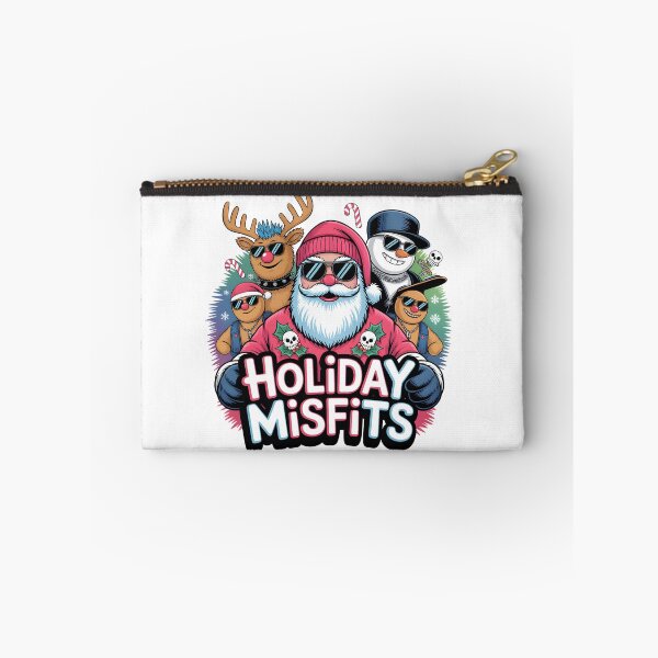 Item preview, Holiday Misfits Christmas Characters – Cool Santa & Friends designed and sold by FestivityFinds.