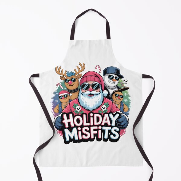 Item preview, Holiday Misfits Christmas Characters – Cool Santa & Friends designed and sold by FestivityFinds.