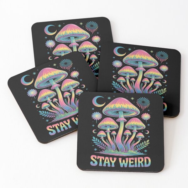 Item preview, Stay Weird Cute Funny Mushroom Fun Music Festival designed and sold by Rotasiin.