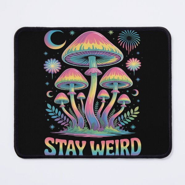 Item preview, Stay Weird Cute Funny Mushroom Fun Music Festival designed and sold by Rotasiin.