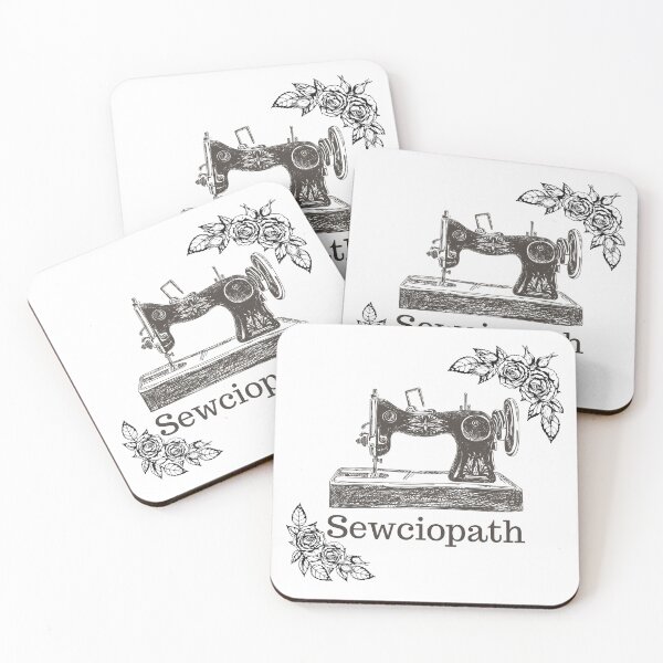 Item preview, Sewciopath - Vintage Sewing Machine - Funny Sewing Lover Gift Idea designed and sold by Wiss2Arts.