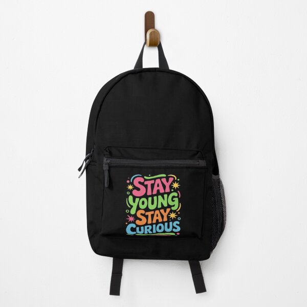 Item preview, Stay Young Stay Curious Inspirational designed and sold by Rotasiin.