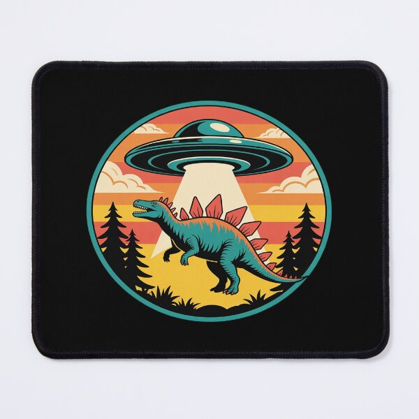 Item preview, Stegosaurus Dinosaur Abducted Alien Spacecraft Abduction designed and sold by Rotasiin.