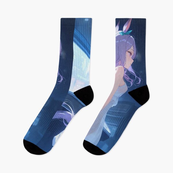 Item preview, Mejiro McQueen Cyber Night Glow Uma Musume Pretty Derby Anime Girl Waifu designed and sold by CarlosBender.